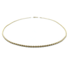 erin gray:14k Gold Filled 15" Oval Pattern Necklace - Waterproof!