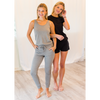 erin gray:Smooth 2-Layer Tank in Gray