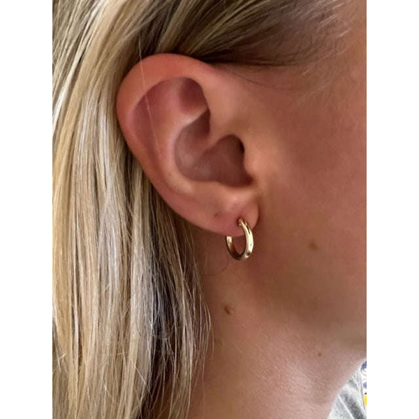 erin gray:Monterey 14k Gold Filled 13mm Hoop Earring