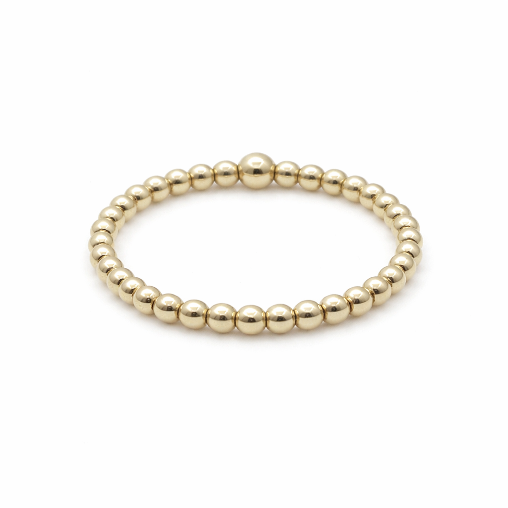 2mm Gold Filled Waterproof Stretch Ring