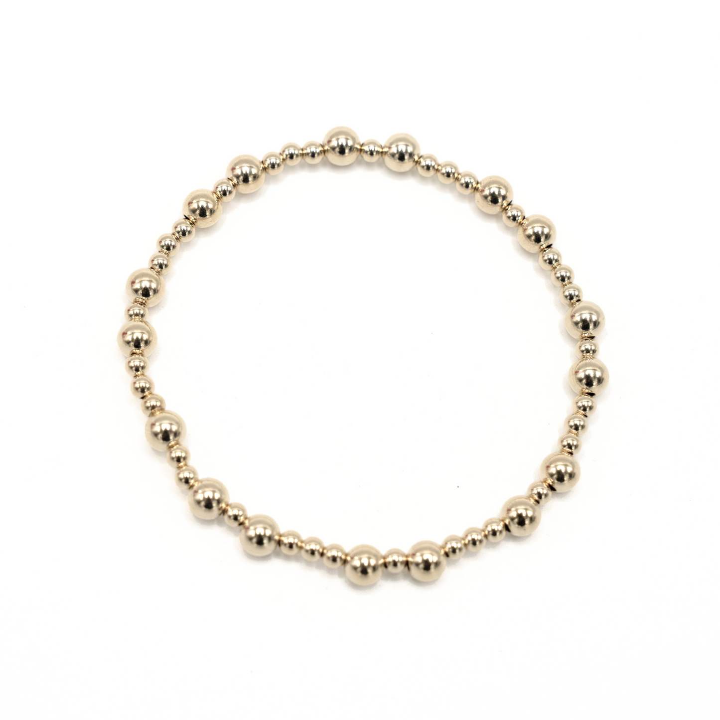 Charleston 3x5 gold-filled beaded bracelet – Erin Gray