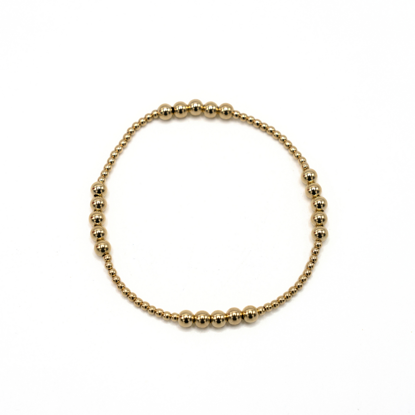 Hamptons 2x4 gold-filled beaded bracelet – Erin Gray
