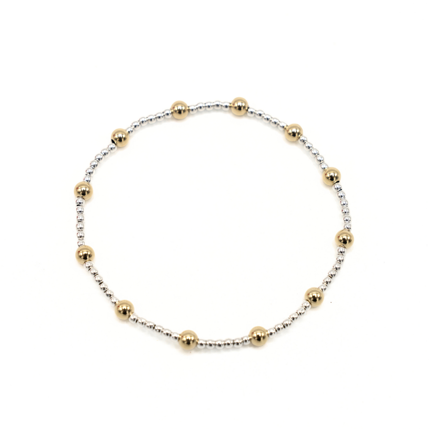 The Malibu Mix Collection 14k Gold-Filled and Sterling Beaded Bracelets