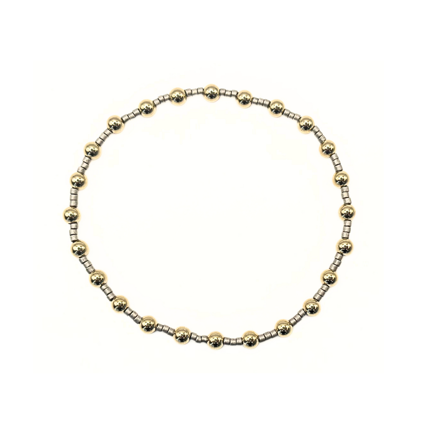 Coastal Pewter Newport gold-filled waterproof bracelet – Erin Gray