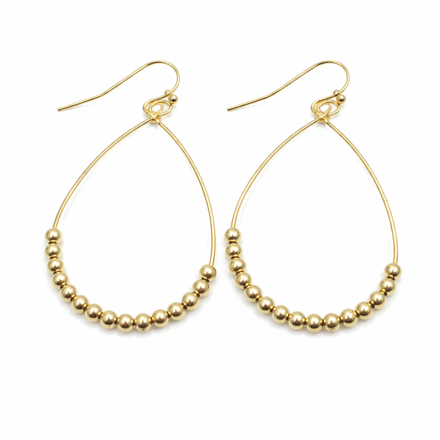 Aster Beaded Earring in Gold