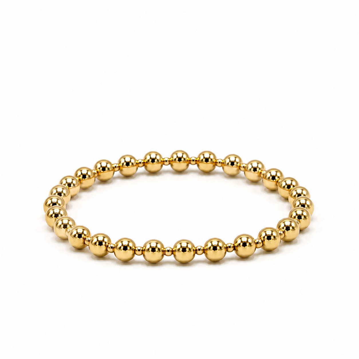 5mm+2mm+5mm Gold Filled Waterproof Dimension Bracelet erin gray