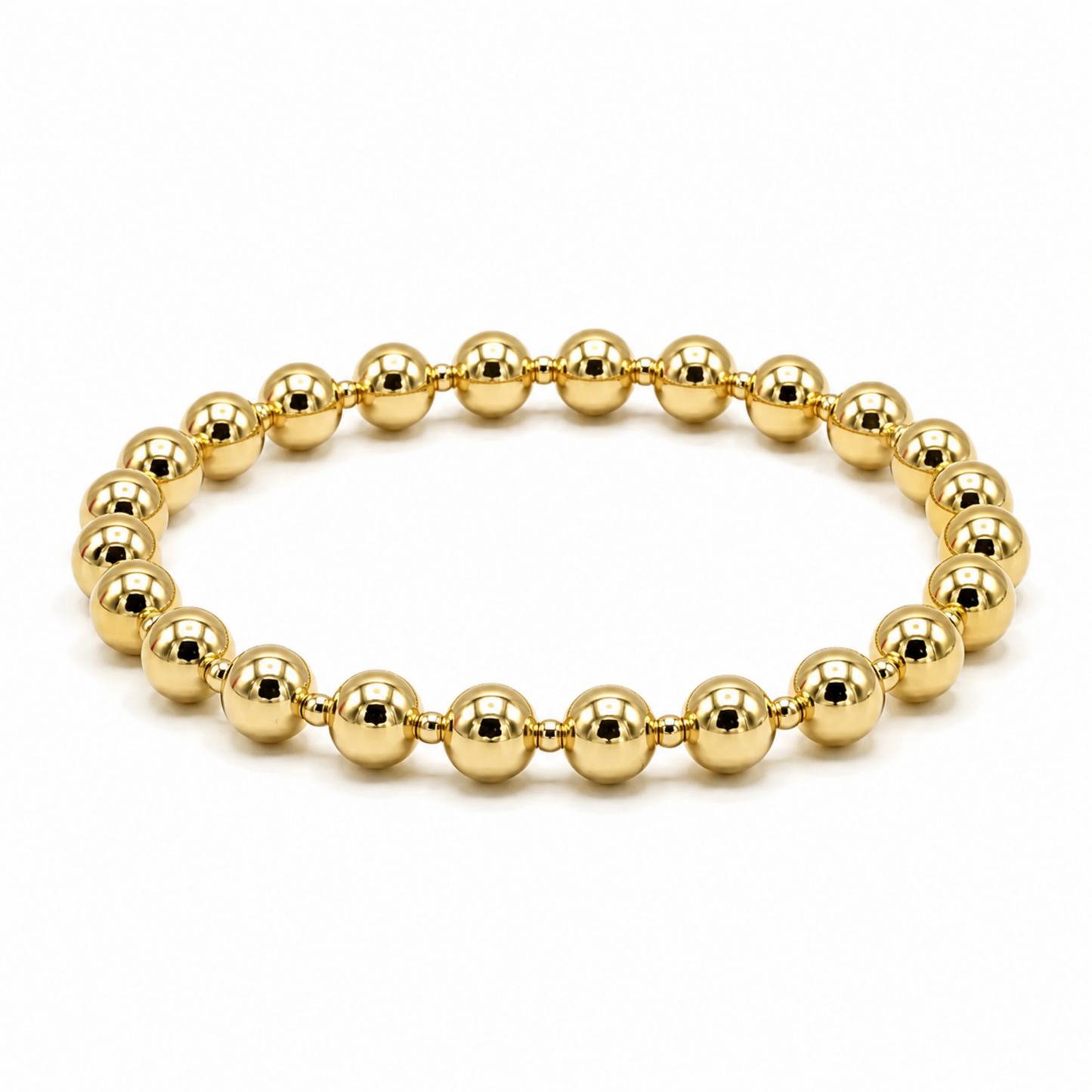 6mm+2mm+6mm Gold Filled Waterproof Dimension Bracelet erin gray