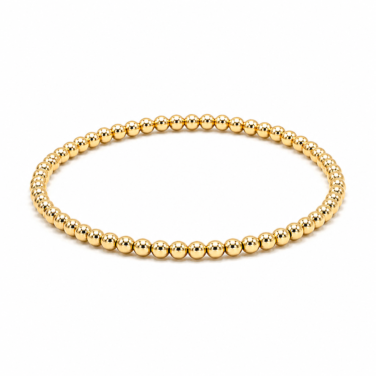3mm Gold Filled Karma waterproof bracelet erin gray