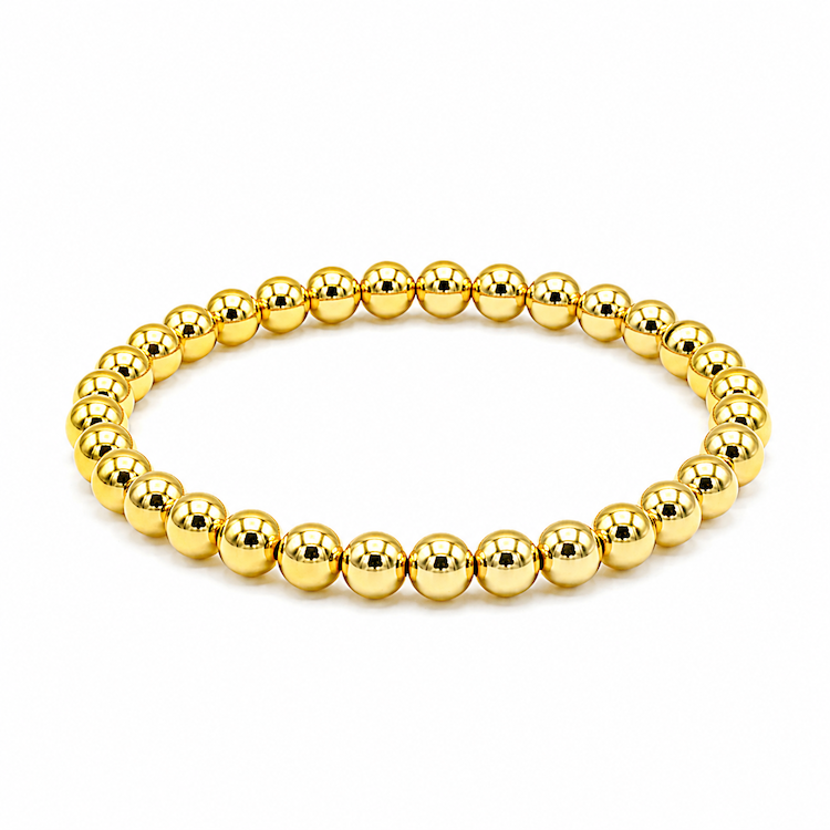 5mm Waterproof 14k Gold Filled Karma Bracelet erin gray