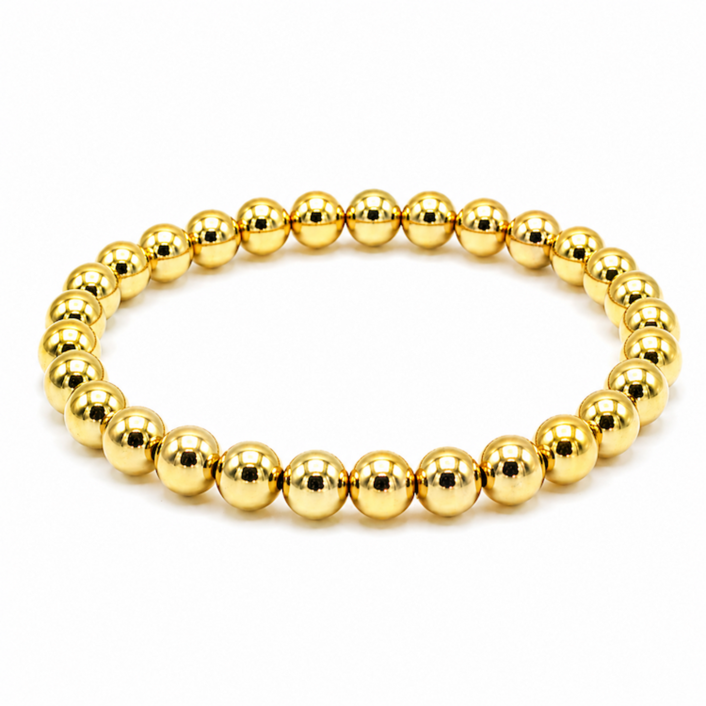 6mm Waterproof 14k Gold Filled Karma Bracelet erin gray