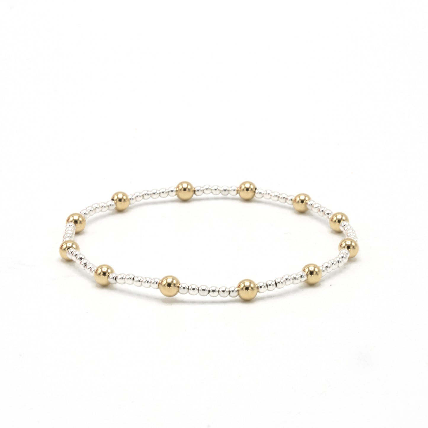 The Malibu Mix Collection 14k Gold-Filled and Sterling Beaded Bracelets