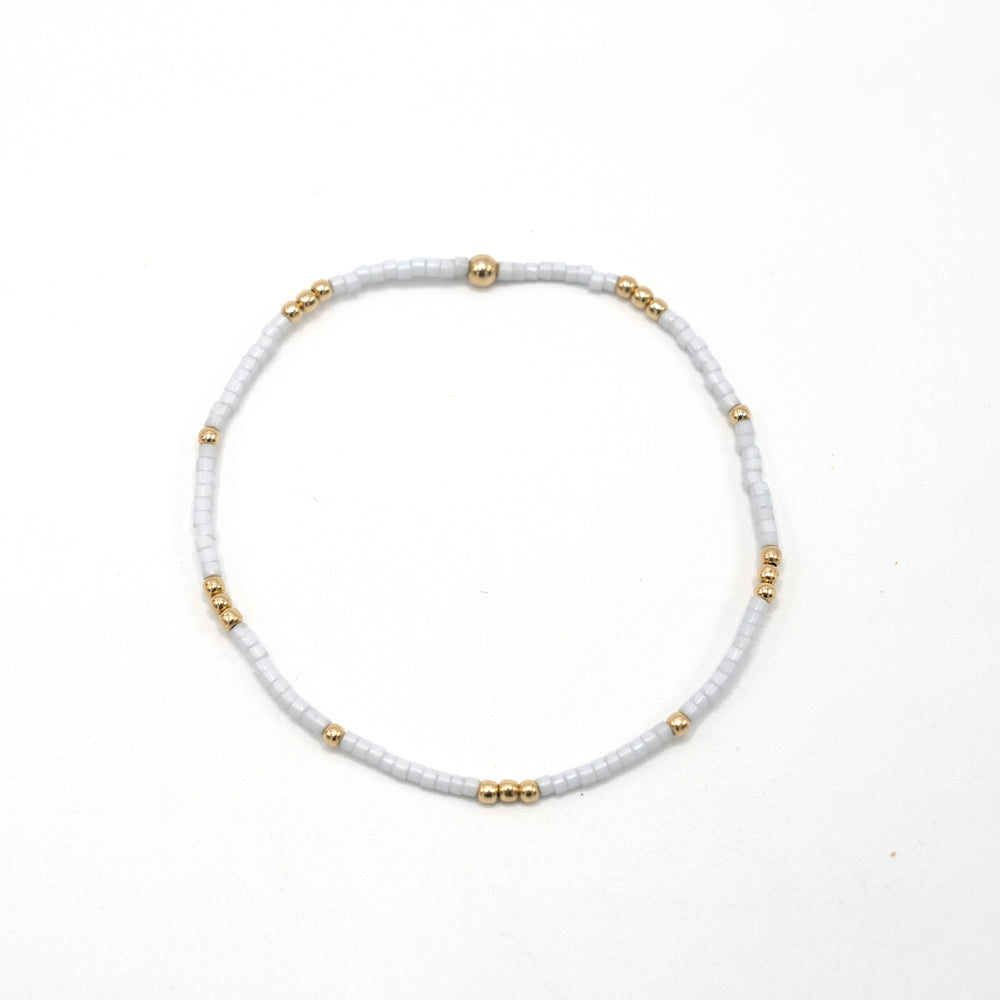 2mm Newport COTTON + Gold Filled Waterproof Bracelet