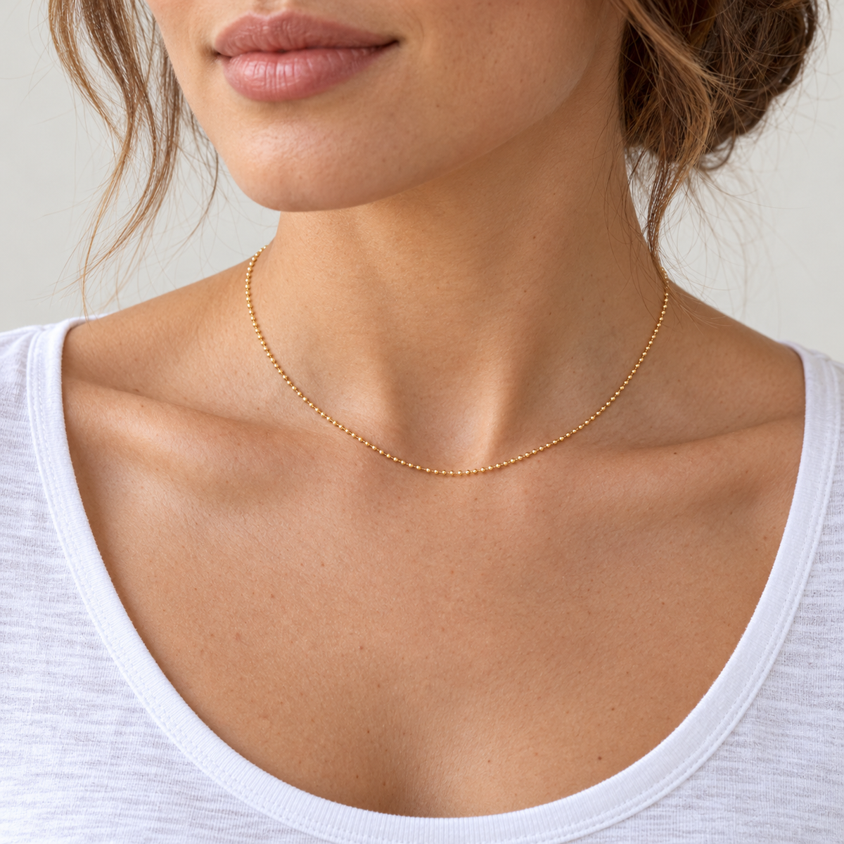 14k Gold Filled 15" Baby Bliss Necklace - Waterproof! erin gray