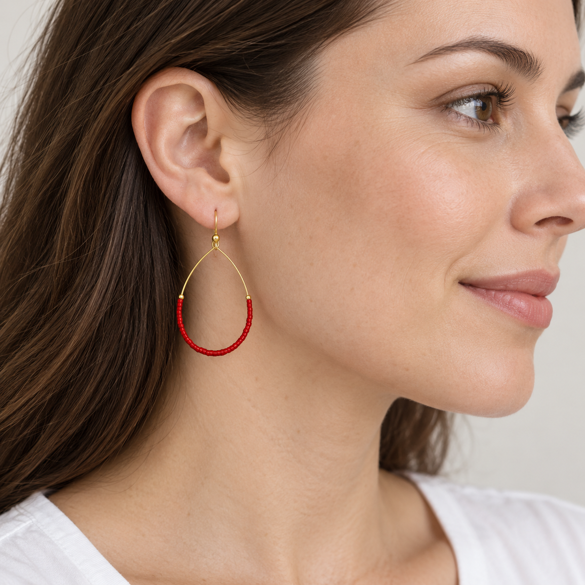 E-ASTER-GAMERD earring on model