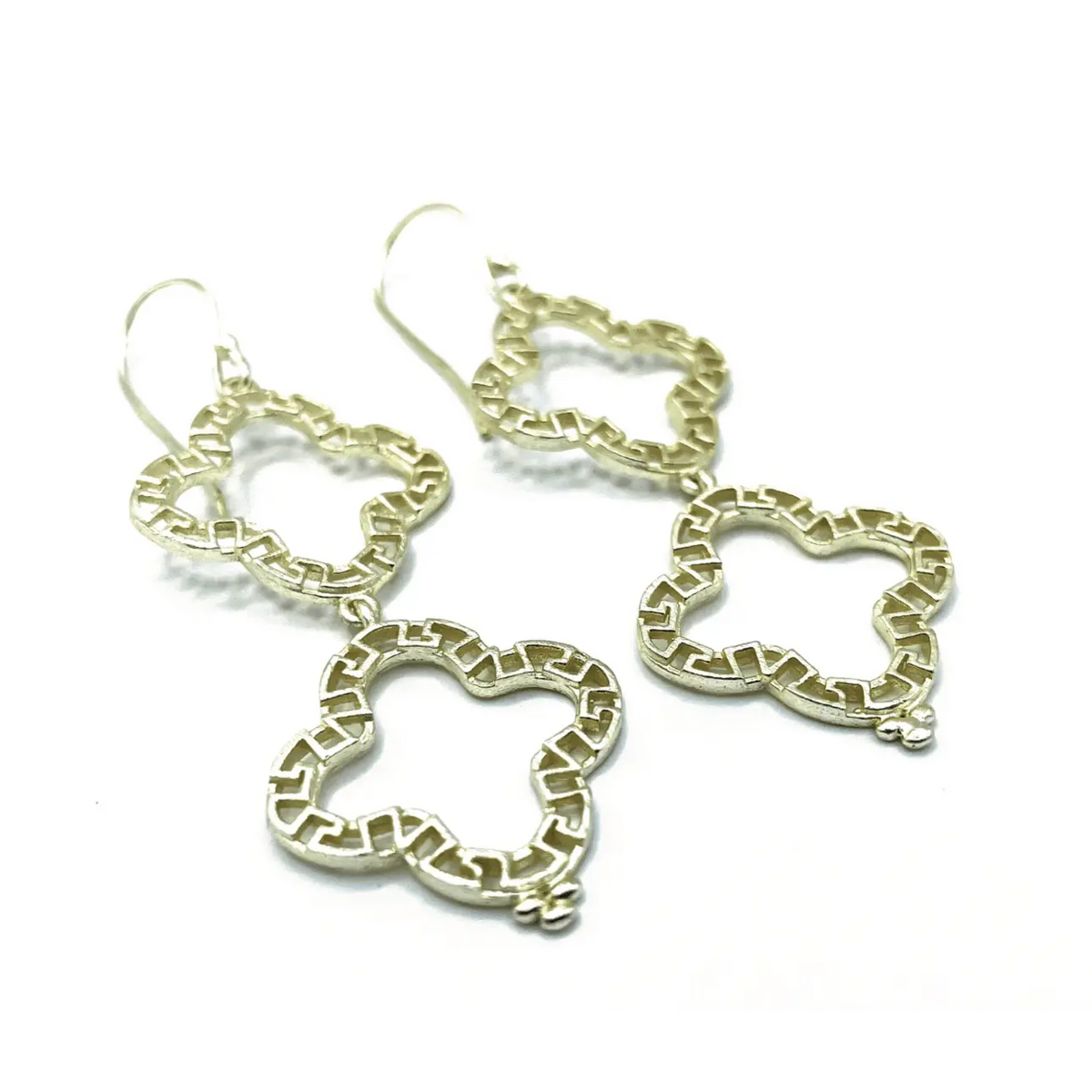 Cabo Double Clover Earring - erin gray