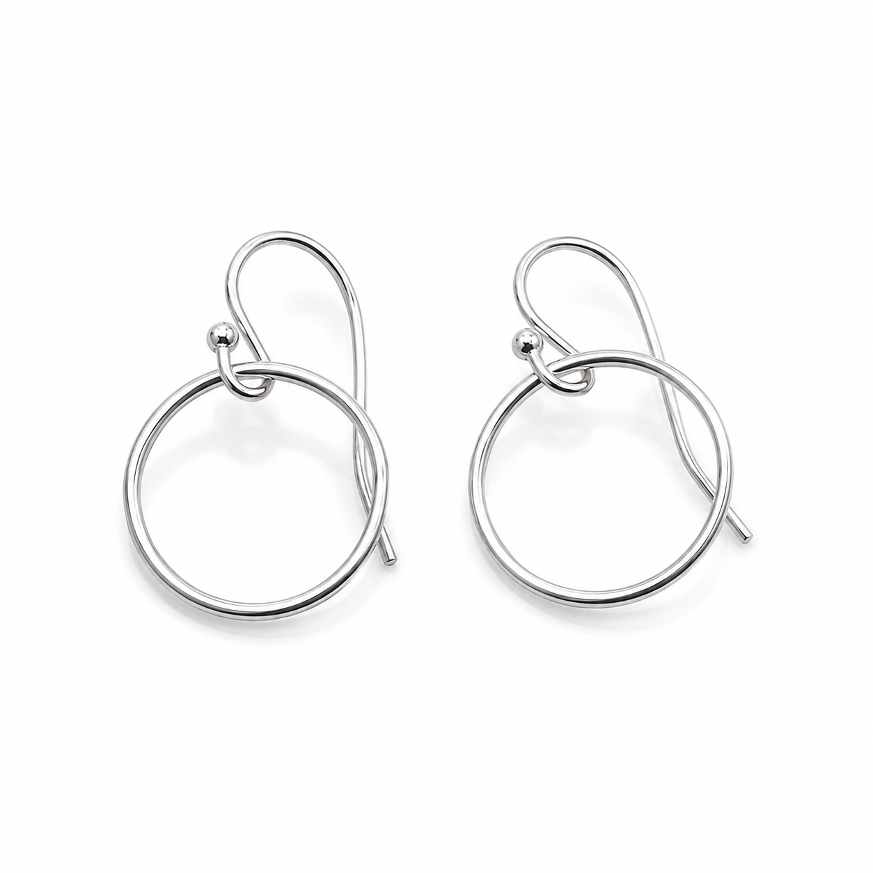 Circle of Love sterling hoop earring erin gray