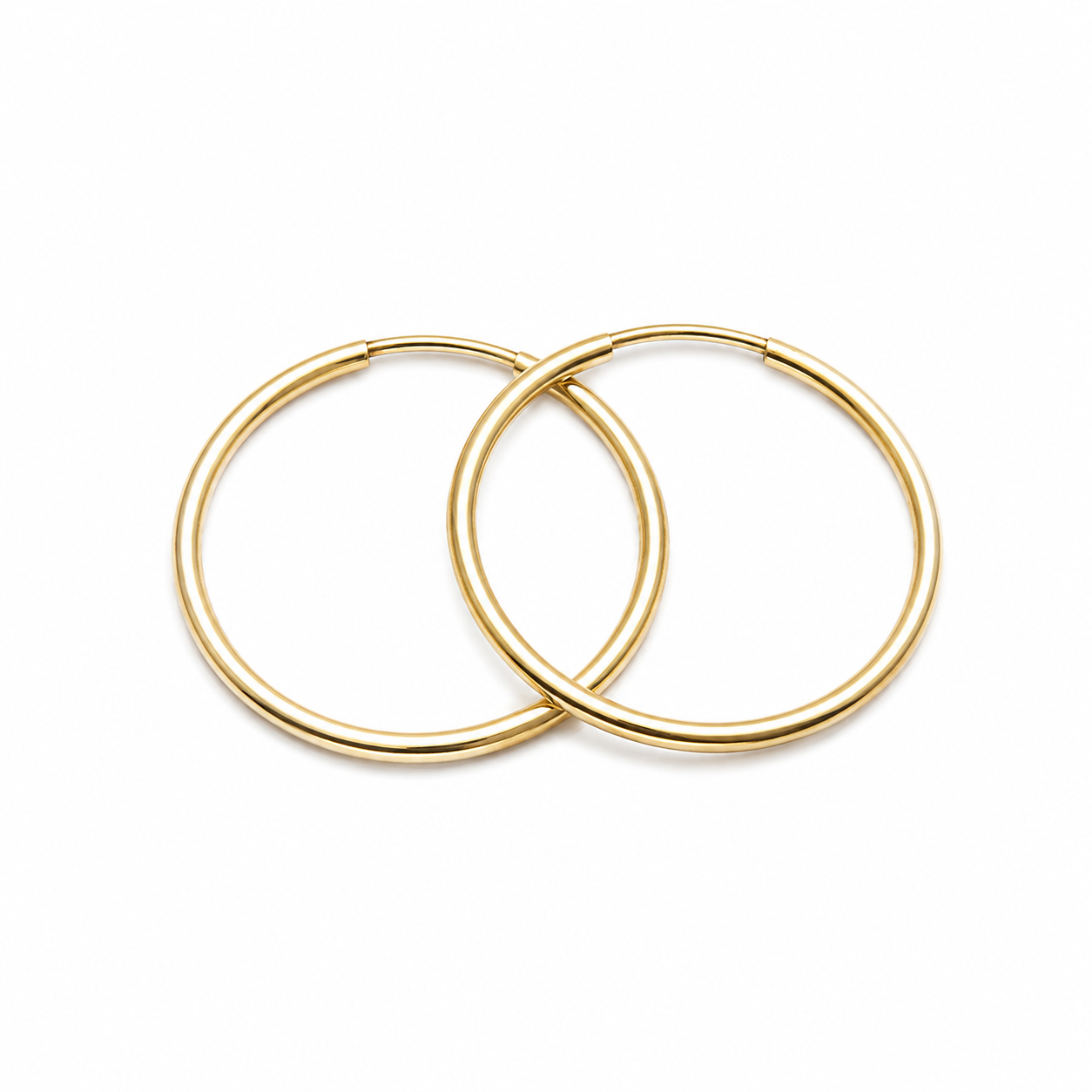 endless hoop in 14k gold filled erin gray