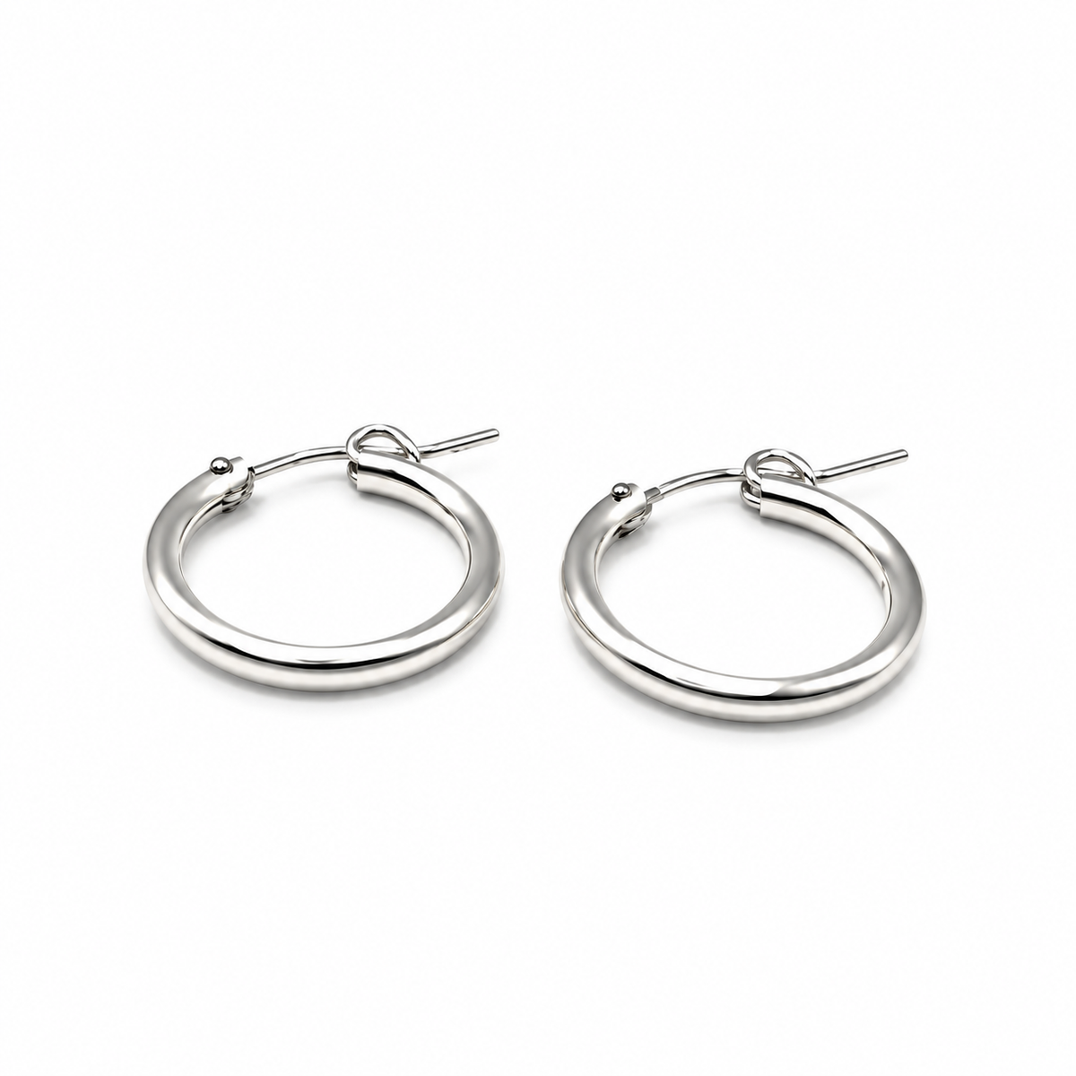Sterling Silver Laguna 18mm Hoop Earring erin gray