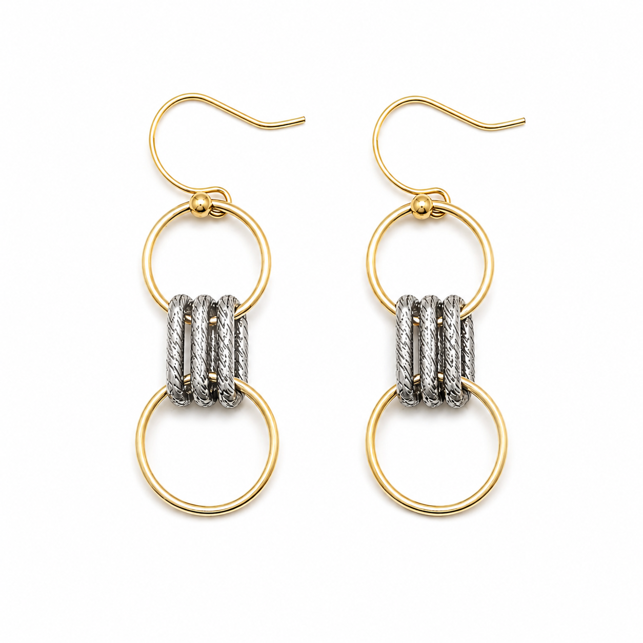 Allure Earring in Mixed Metal erin gray
