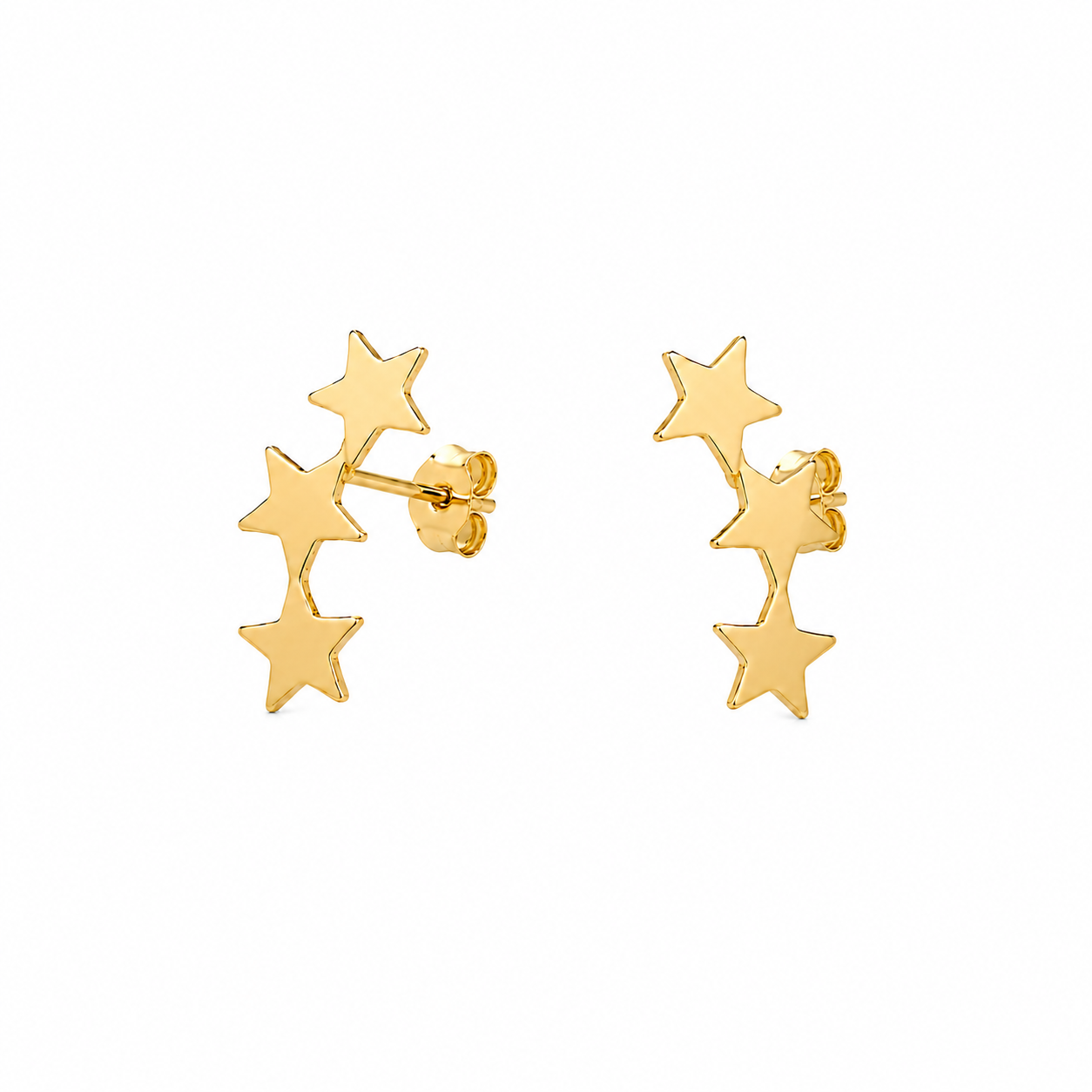 Triple Star Stud Earring in 14k Gold-filled erin gray