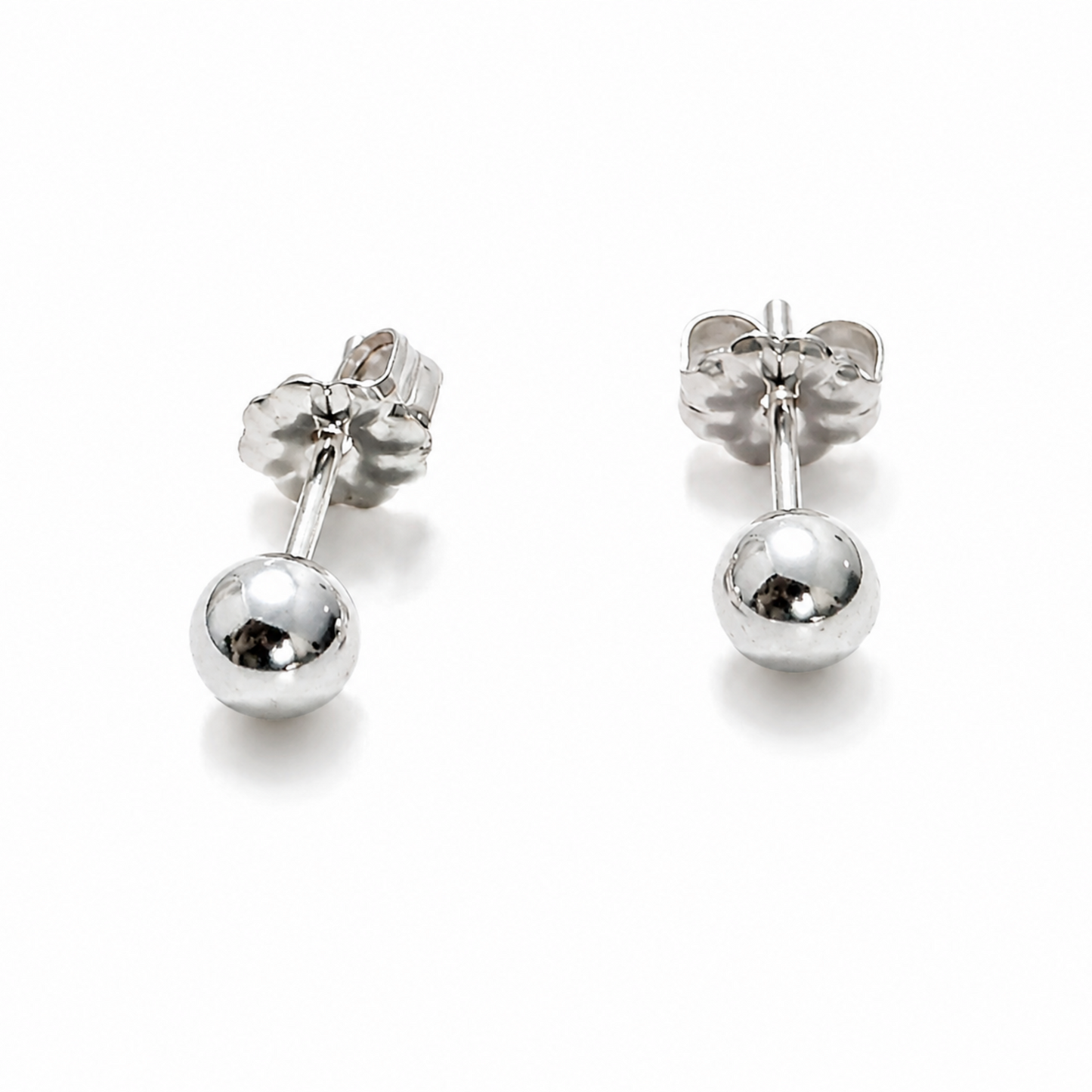 5mm Ball Stud Earring in Sterling Silver erin gray