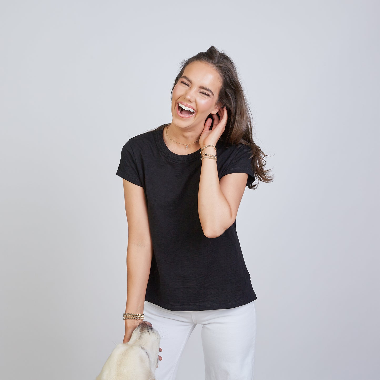 Country Club Tee in Black - Short Sleeve