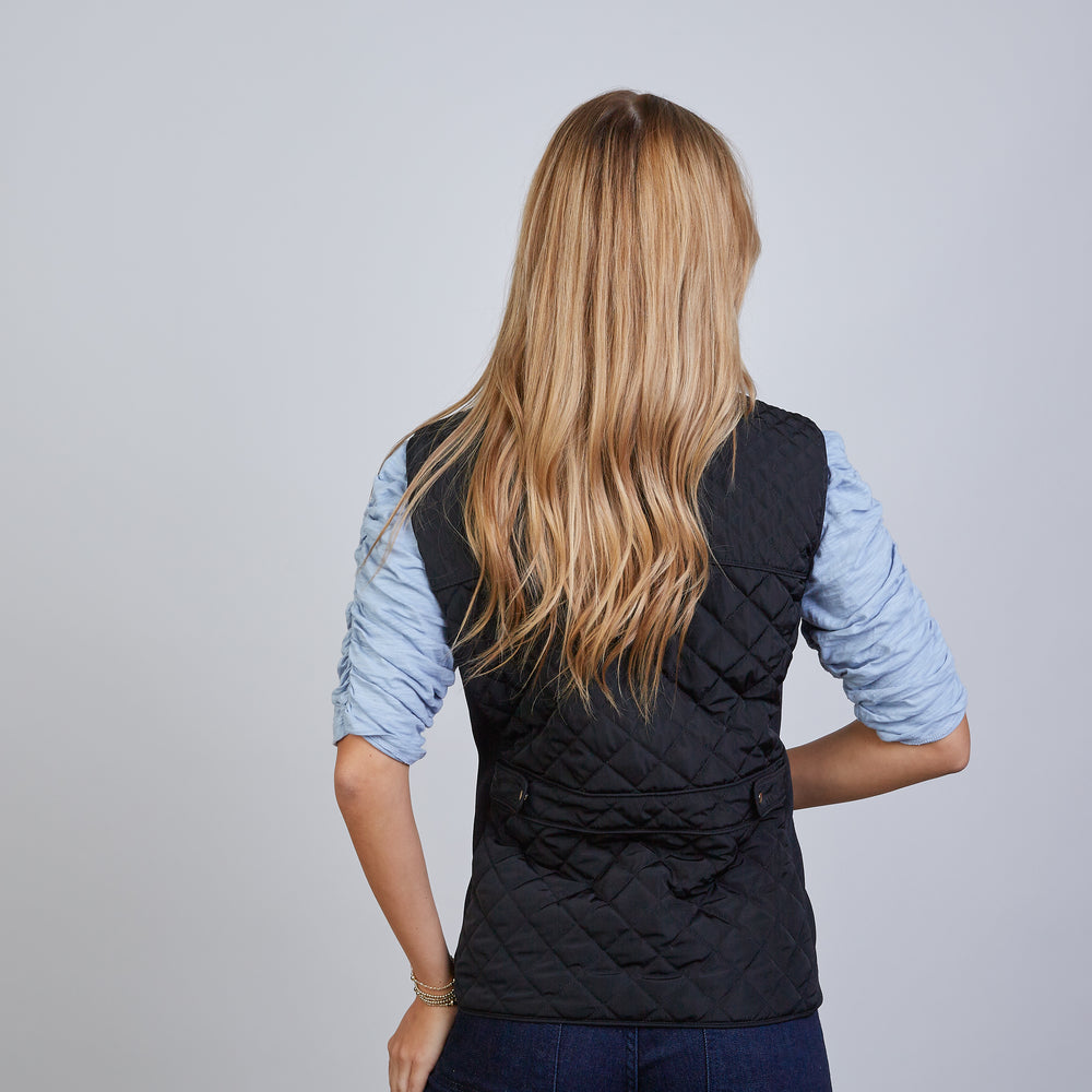 
                      
                        The Essential Perfect Fit Puffer Vest in Black
                      
                    
