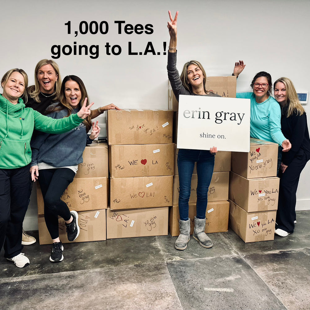 Erin Gray supporting communities in need.