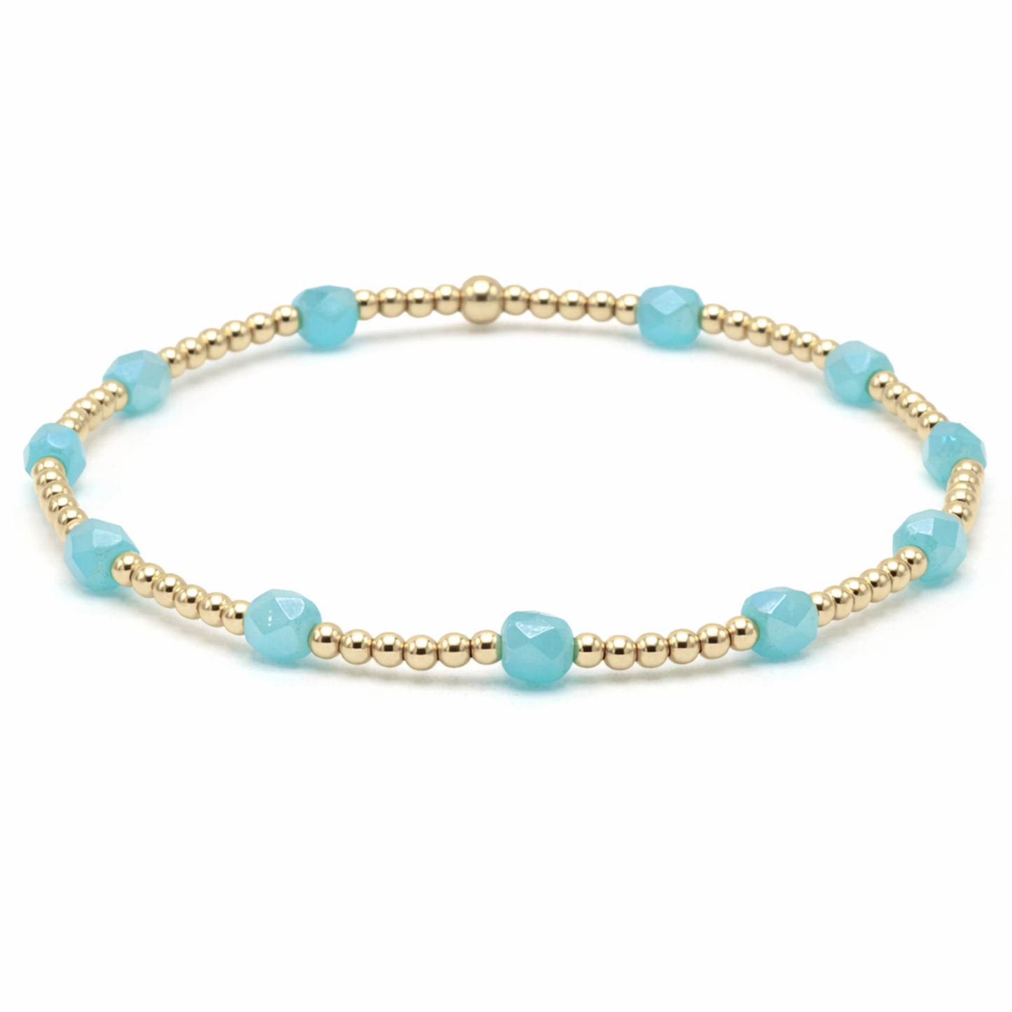 Key West gold-filled beaded bracelet - Erin Gray