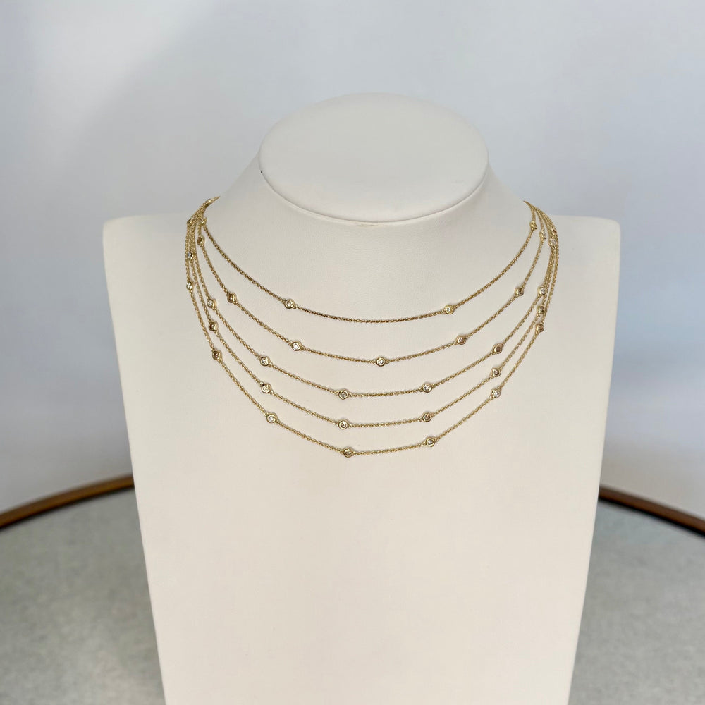 
                      
                        Diamond Station Necklaces | Erin Gray
                      
                    