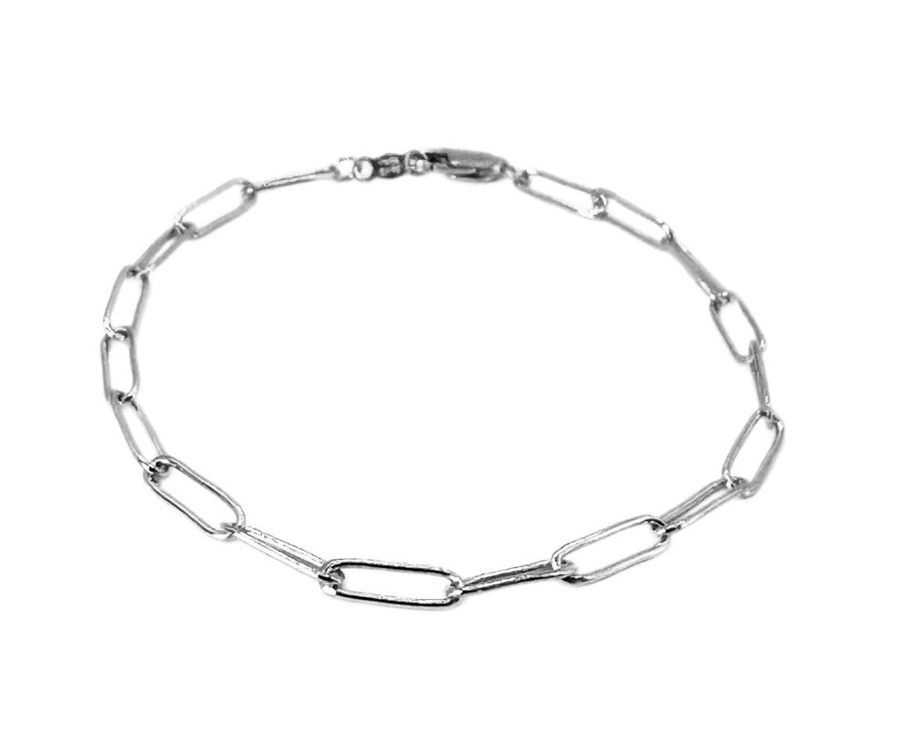 Essential Petite Paperclip Links Bracelet in Sterling Silver