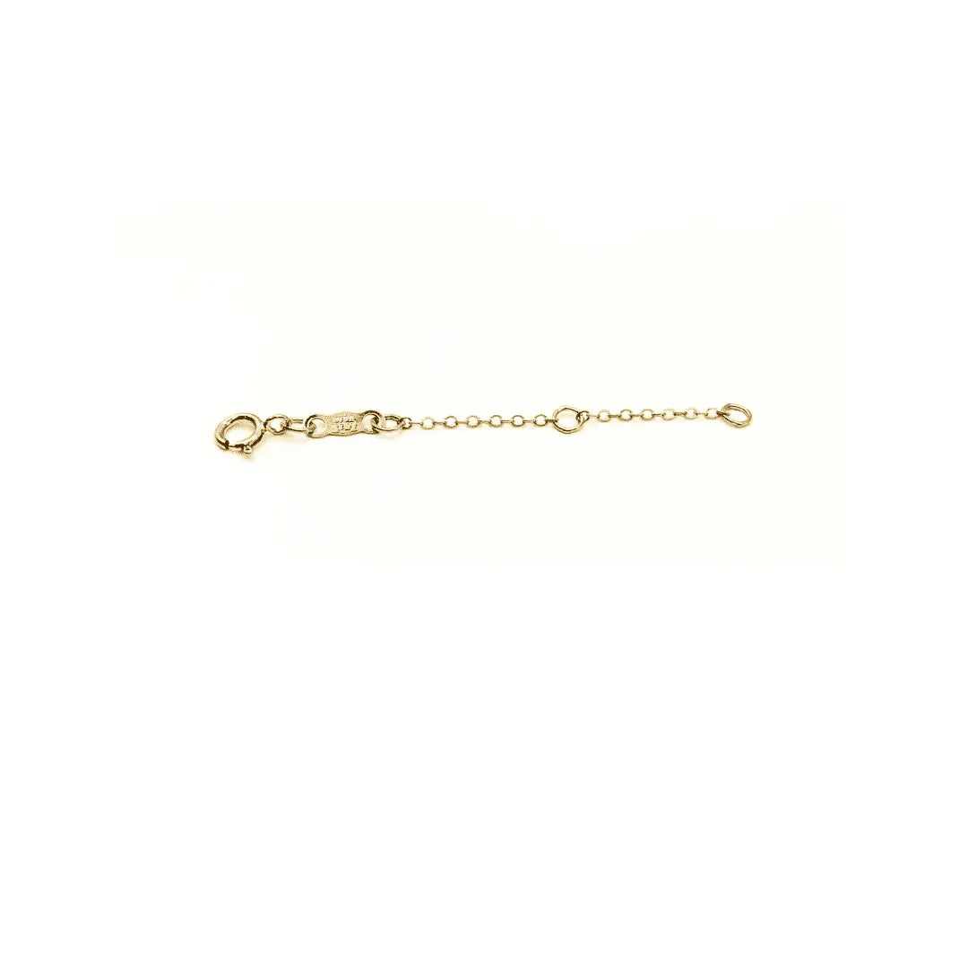 14k gold-filled necklace extender chain by Erin Gray, 2-inch length, jewelry accessory for adjustable fit.