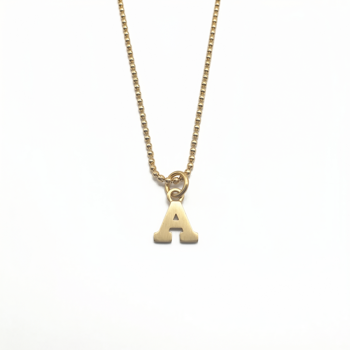 14k Gold filled Baby Bliss Necklace with Gold filled Initial erin gray
