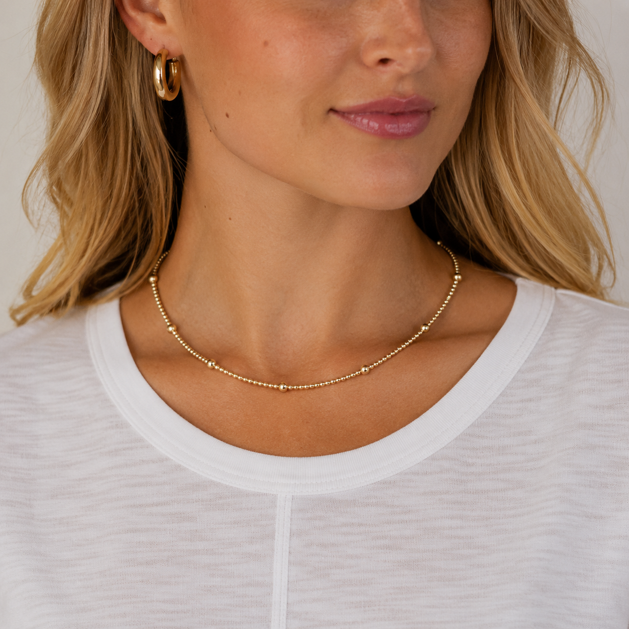 2mm 14k Gold Filled Waterproof Necklace erin gray