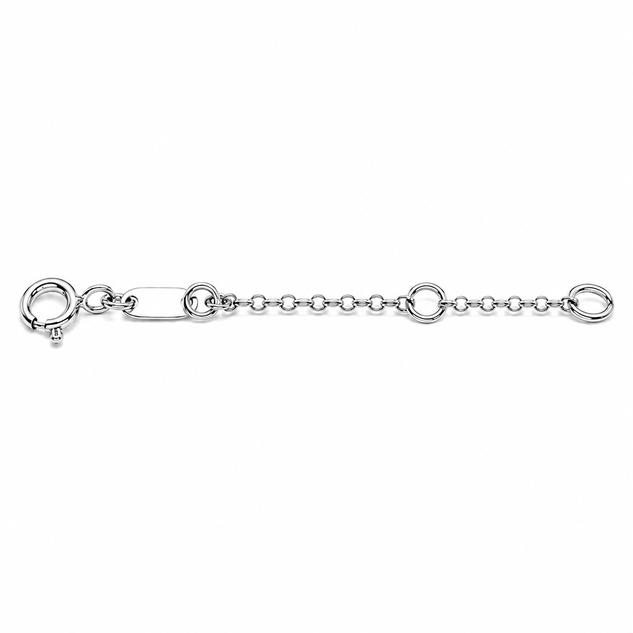 Sterling Silver Necklace Extender Chain - 2" erin gray