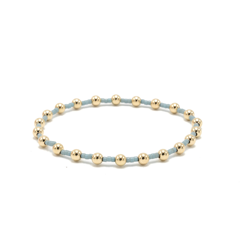 Coastal Pale Blue Newport gold-filled bracelet – Erin Gray