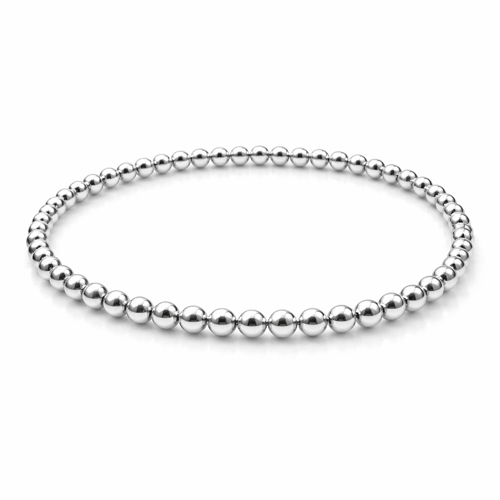 Sterling silver beaded bracelet - Erin Gray