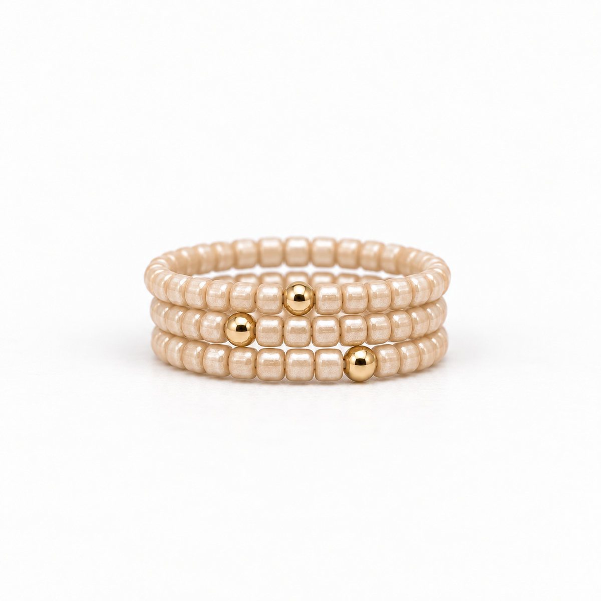 Sedona Ring Stack in Champagne erin gray