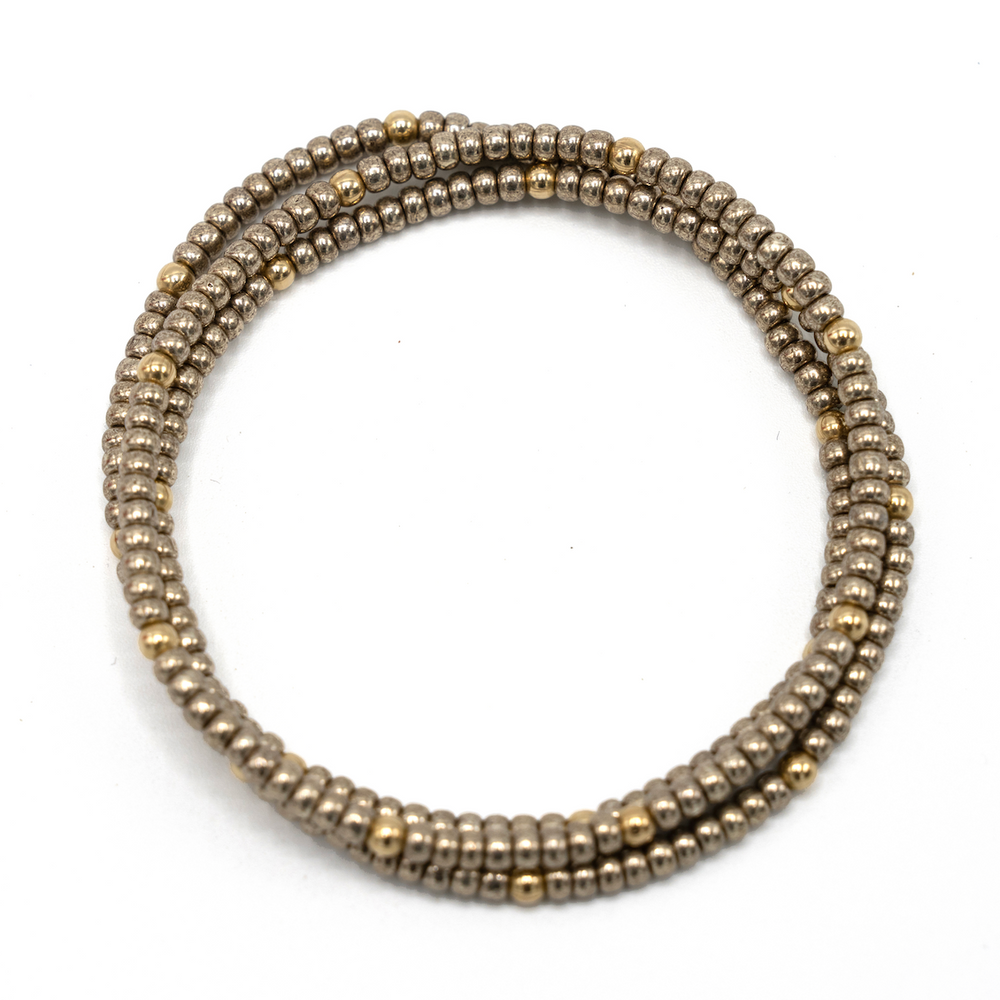 OG Classic Bracelet Stack in Bronze + Gold Filled