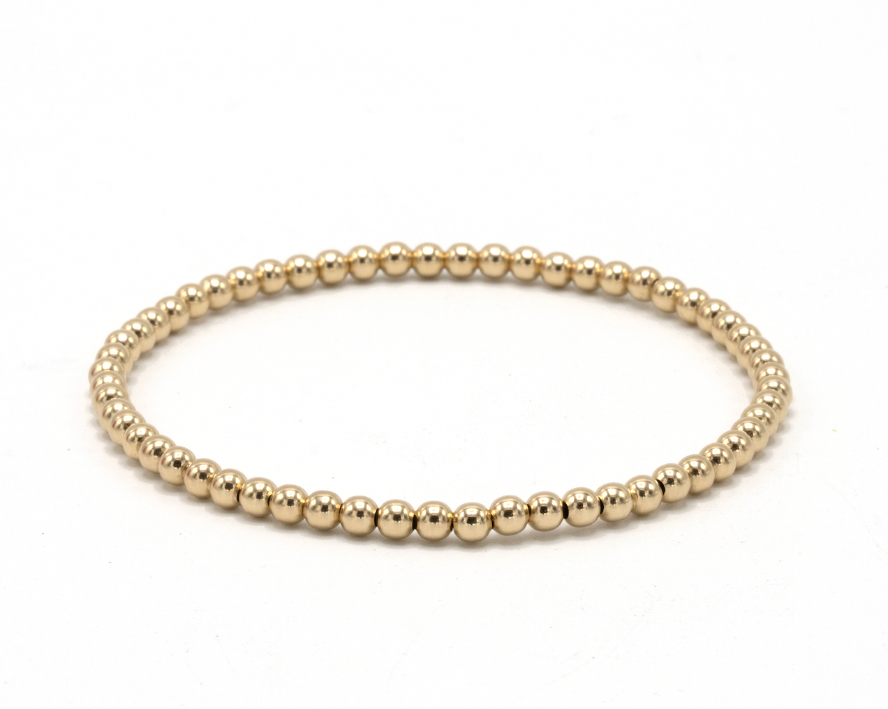 3mm Gold Filled Karma waterproof bracelet 6.5"-7"-7.25"