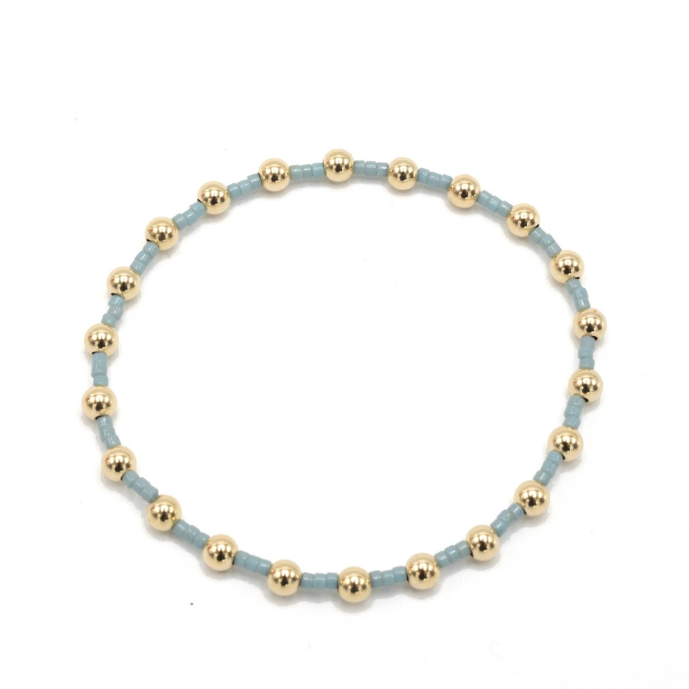 Coastal Pale Blue Newport gold-filled bracelet – Erin Gray