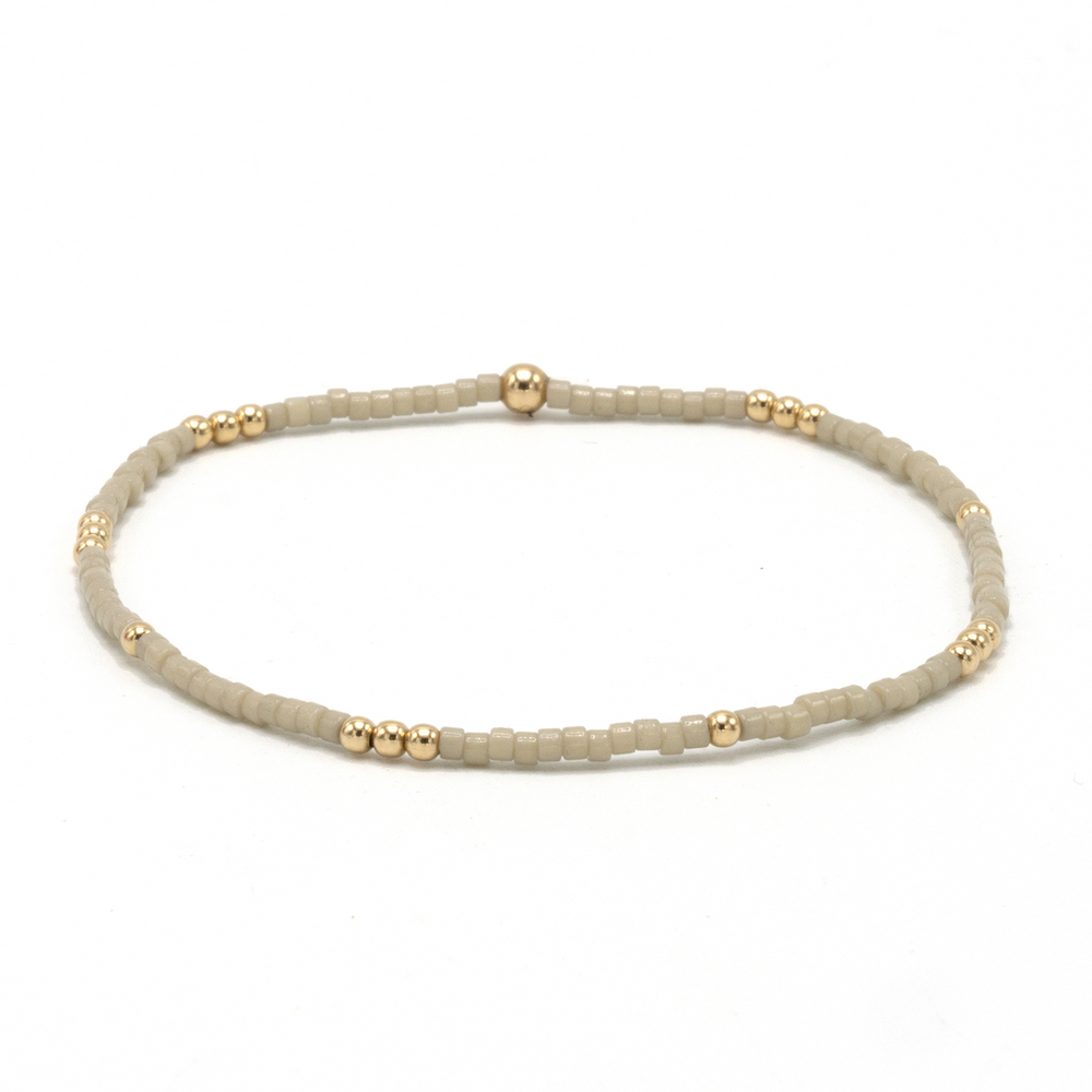 2mm Newport OYSTER + Gold Filled Waterproof Bracelet