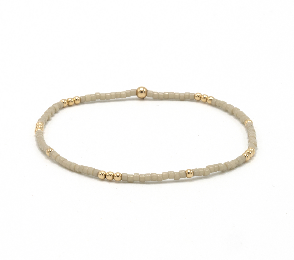 2mm Newport OYSTER + Gold Filled Waterproof Bracelet