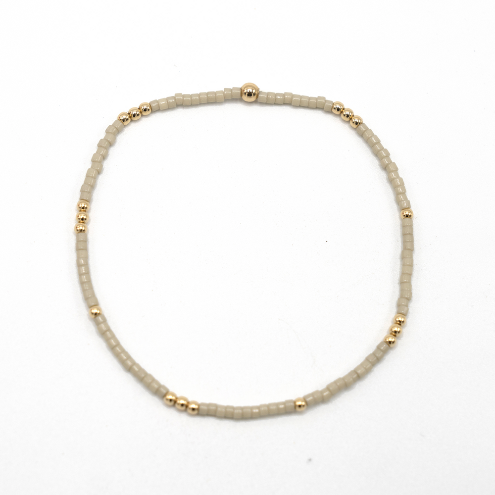 2mm Newport OYSTER + Gold Filled Waterproof Bracelet