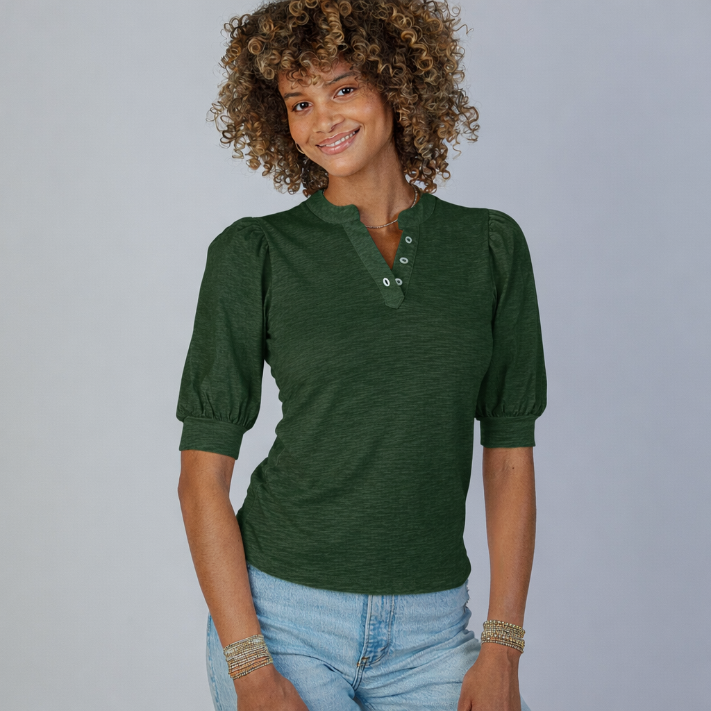 Womens-cotton-puff-sleeve-erin-gray