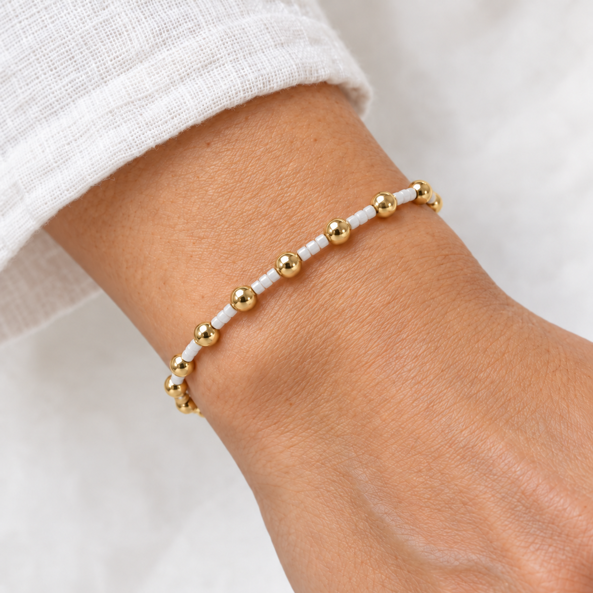 Coastal Cotton Newport Gold filled Waterproof Bracelet erin gray