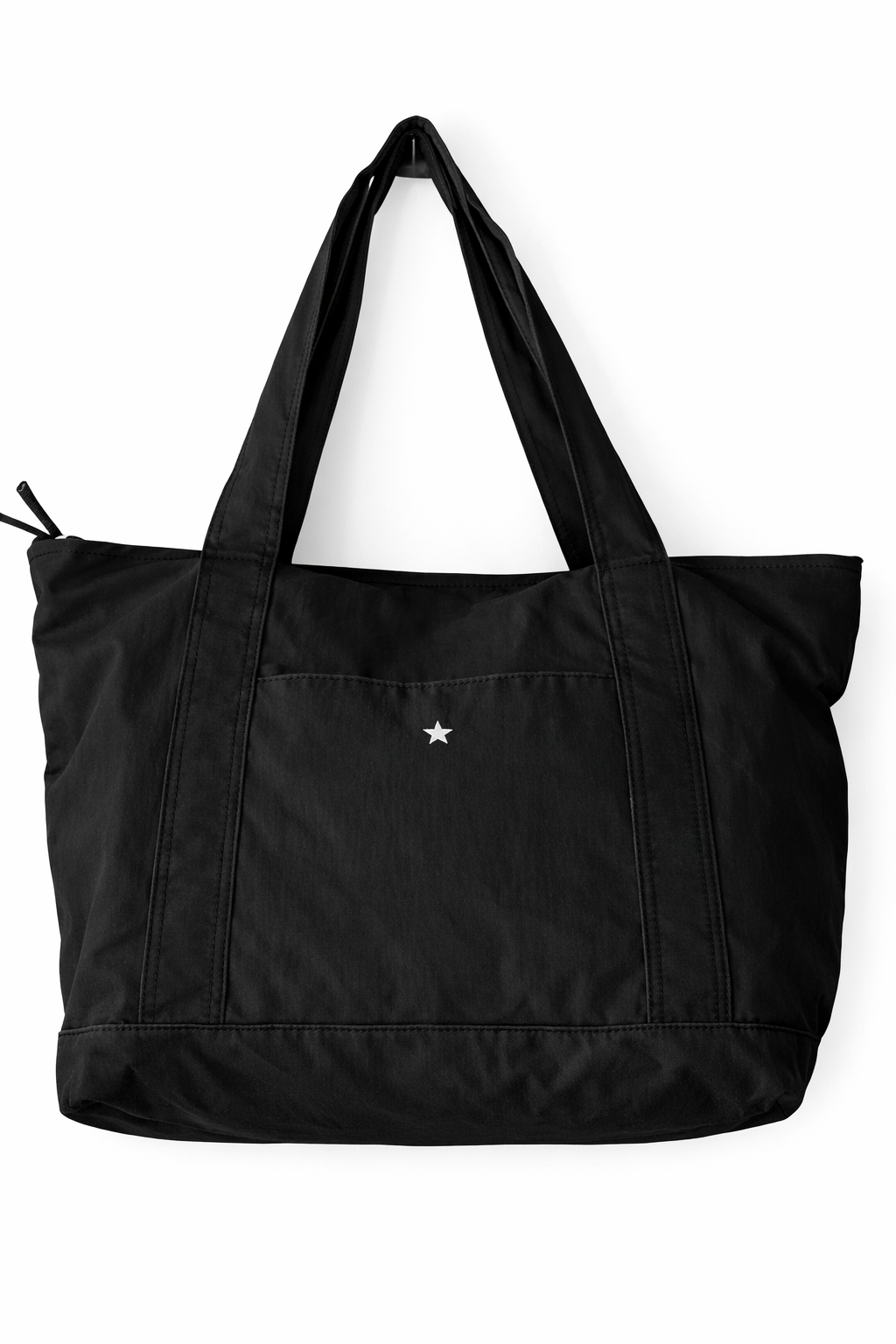 black tote bag perfect travel tote - erin gray