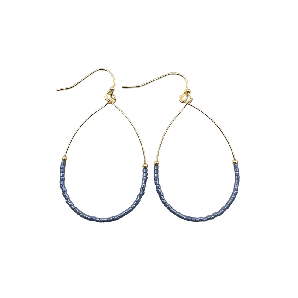 Blue Aster Game Day Earrings