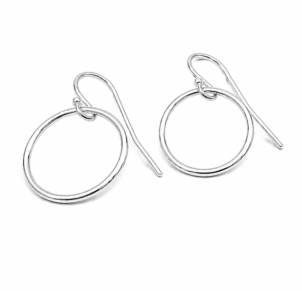 Circle of Love sterling hoop earring erin gray