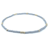 erin gray:2mm Newport CLOUD GRAY + Gold Filled Waterproof Bracelet,7.0